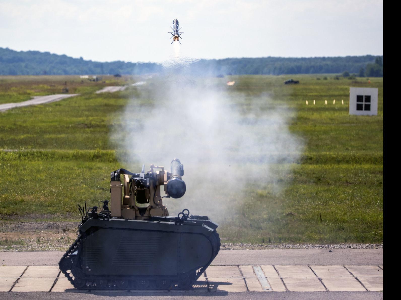 Tucson Tech Raytheon Missiles Fired From Robotic Combat Vehicle In Army Test Business News Tucson Com