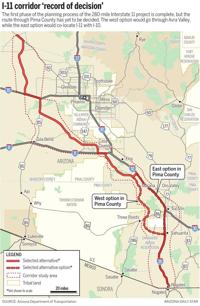 Interstate 11 study moves forward with undecided route in Pima County