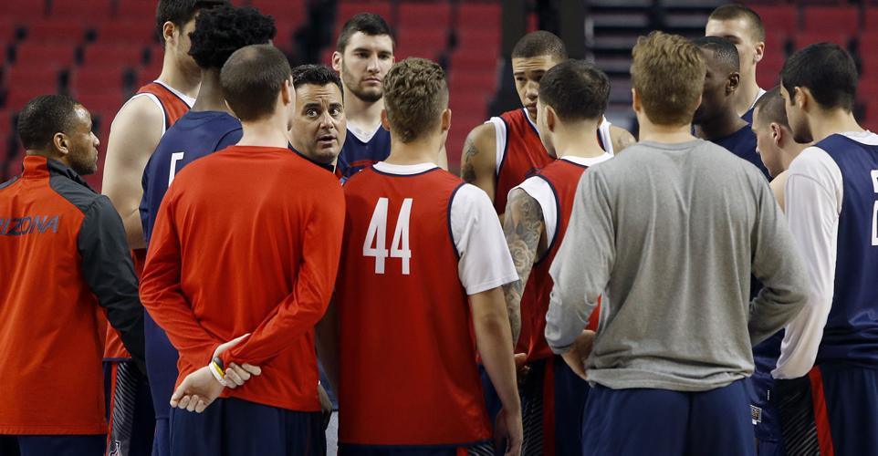 Arizona Wildcats basketball practice