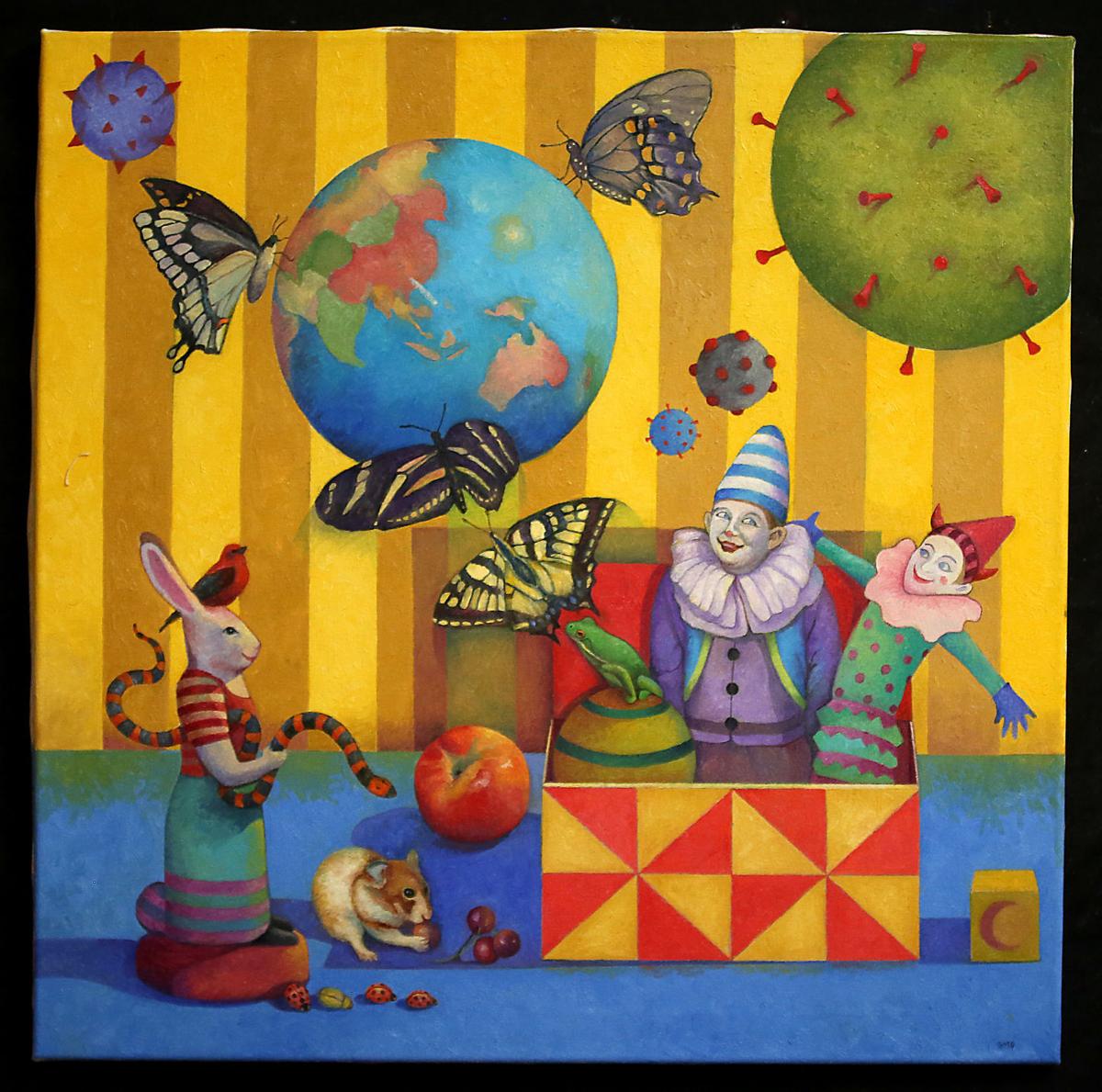 Covid 19 Draws Tucson Artist Known For Magical Works Into An Alternate World Caliente Tucson Com