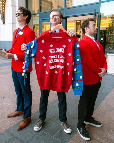 Ugly sweater for Holiday Bowl