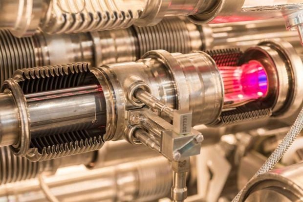 The beam pipe at CERN