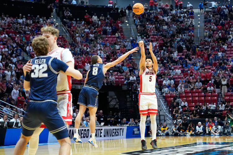 Arizona men's basketball vs. Utah State, NCAA Tournament second round | March 22, 2026