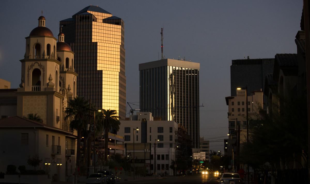 Sunrise in Downtown Tucson