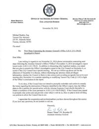 Roysden 1487 letter to Tucson