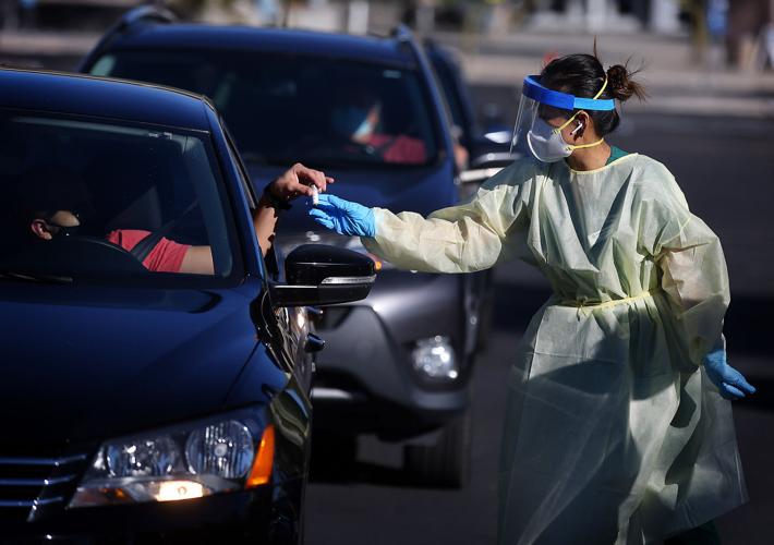 COVID-19 testing at PCC-West