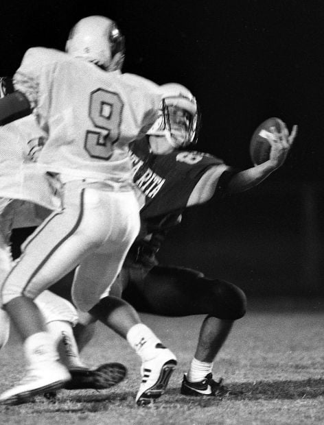 1. Eric Drage, WR/DE, 1989