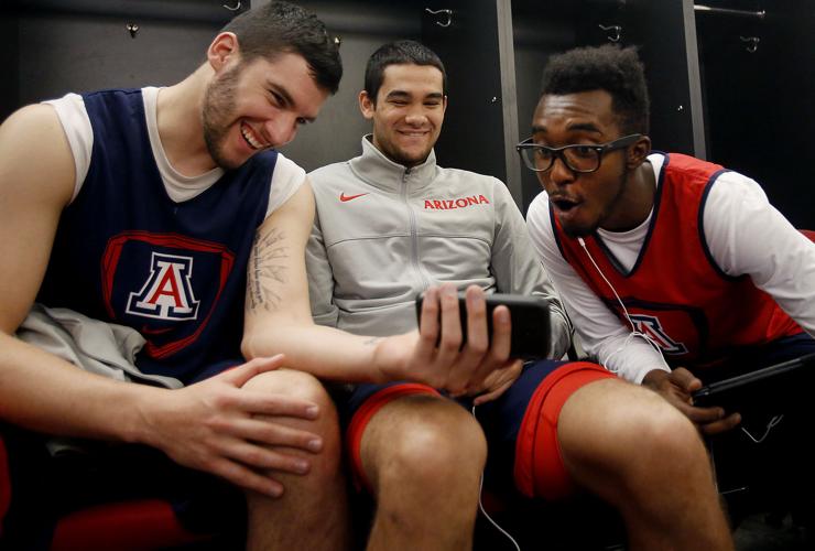 Arizona Wildcats basketball practice