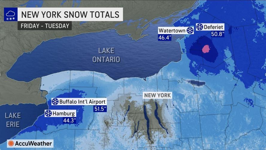 Snow totals from the blizzard