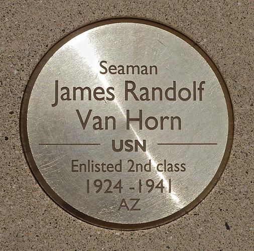 USS Arizona memorial Van Horn casting