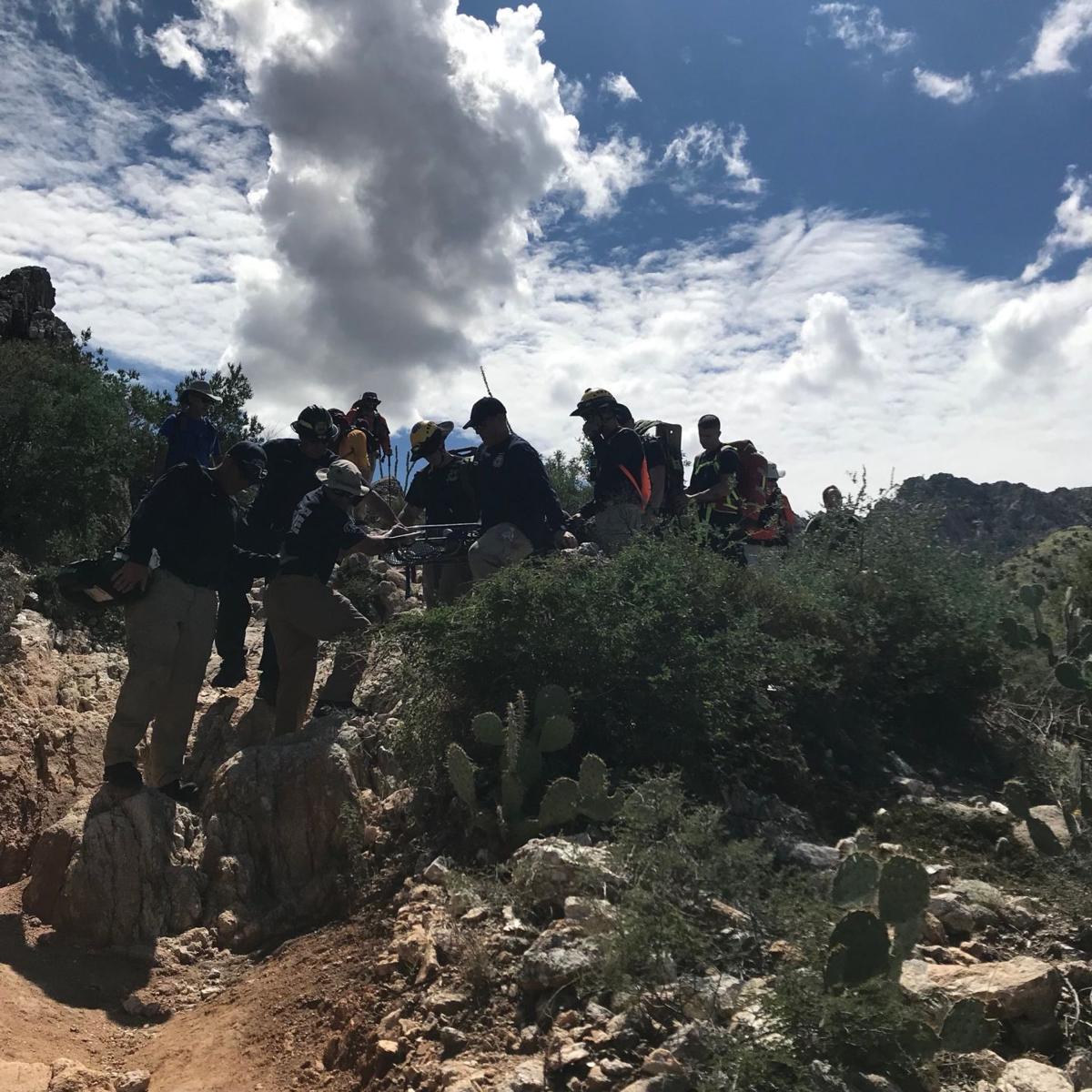 Hiker assisted in Catalina State Park