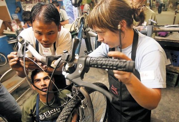 Free bikes a big deal for local refugees  