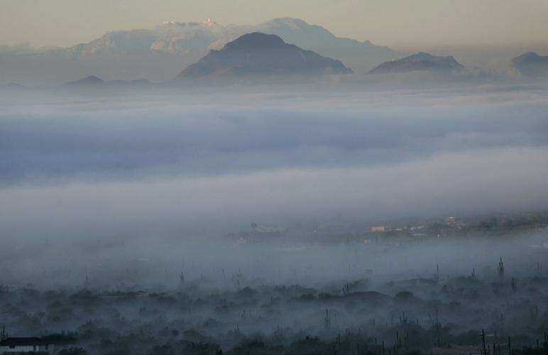 Stunning photos of Tucson fog