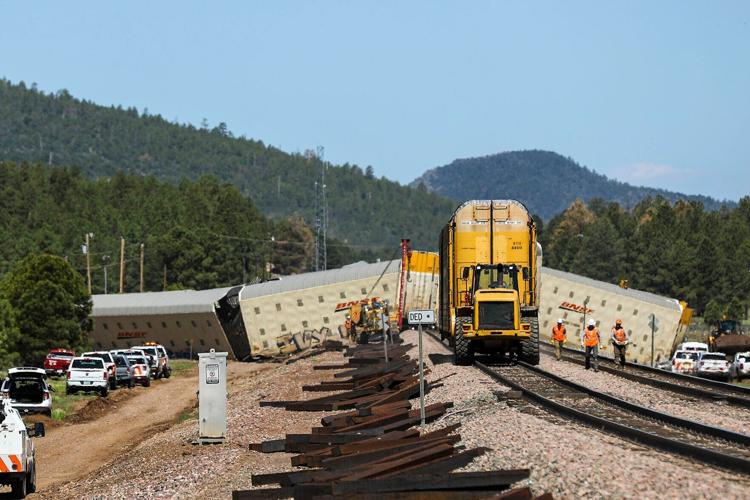 Train De-Rails Near Williams