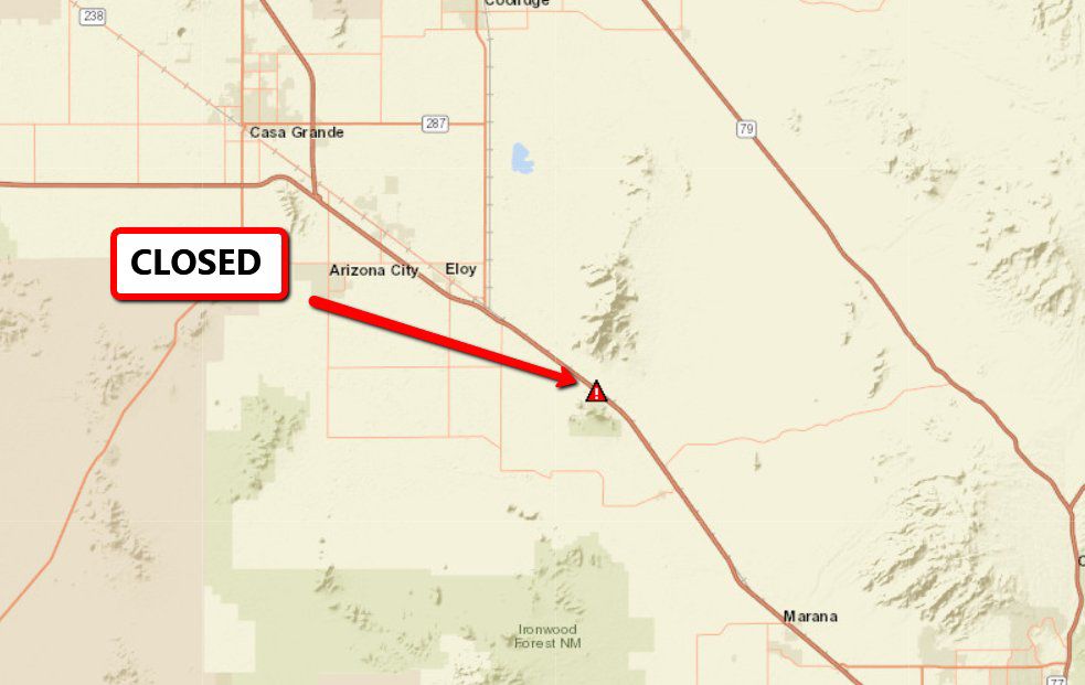 I-10 road closures