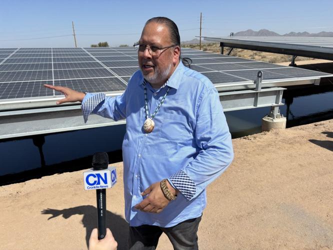 Gila River Indian Community solar panel-over-canal project powers up