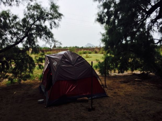 Tent home in Santa Cruz
