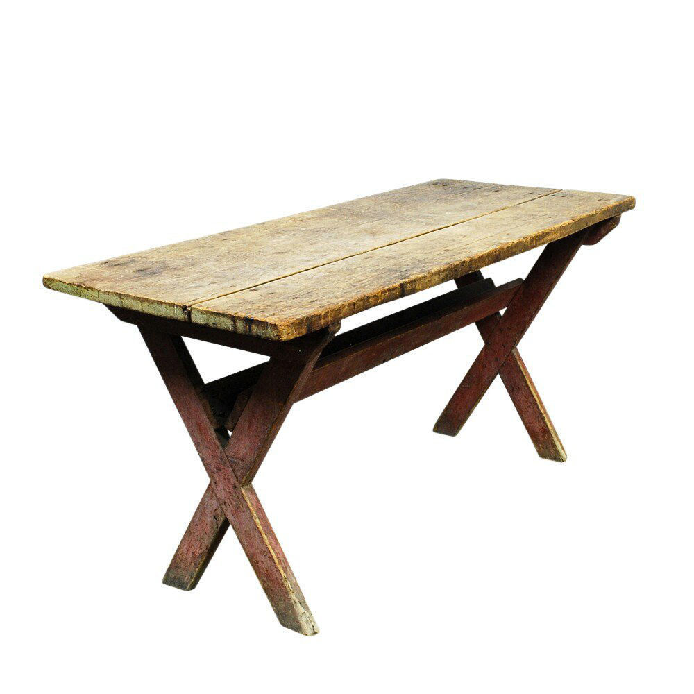 Sawbuck table