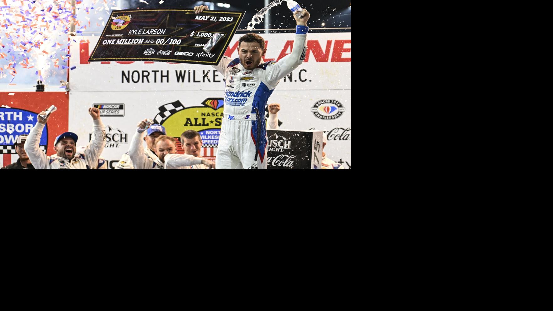 Larson dominates for third NASCAR All-Star race win
