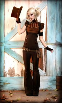 Steampunk con to pack Old Tucson    