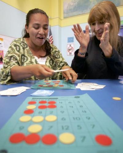 Parents get math help for kids  