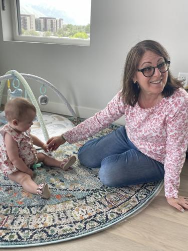 Francine Griesing and her husband moved from Florida to Utah when their daughter was pregnant. They now have active roles in raising their 1-year-old granddaughter and 12-year-old step granddaughter.