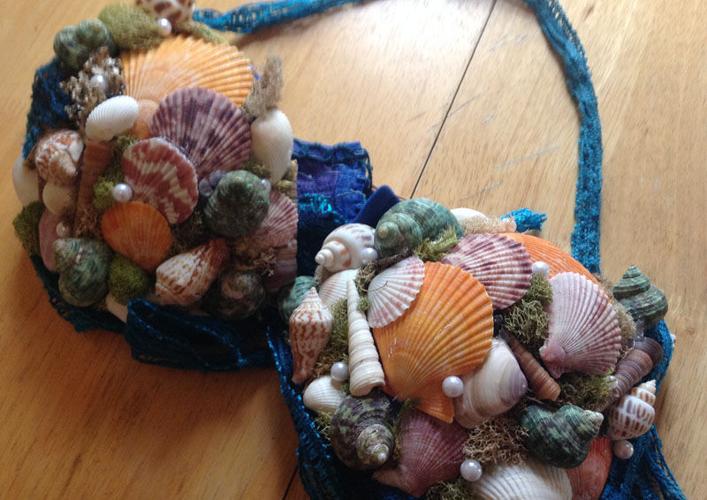 Seashell bra