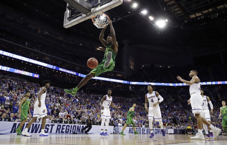 NCAA Oregon Kansas Basketball