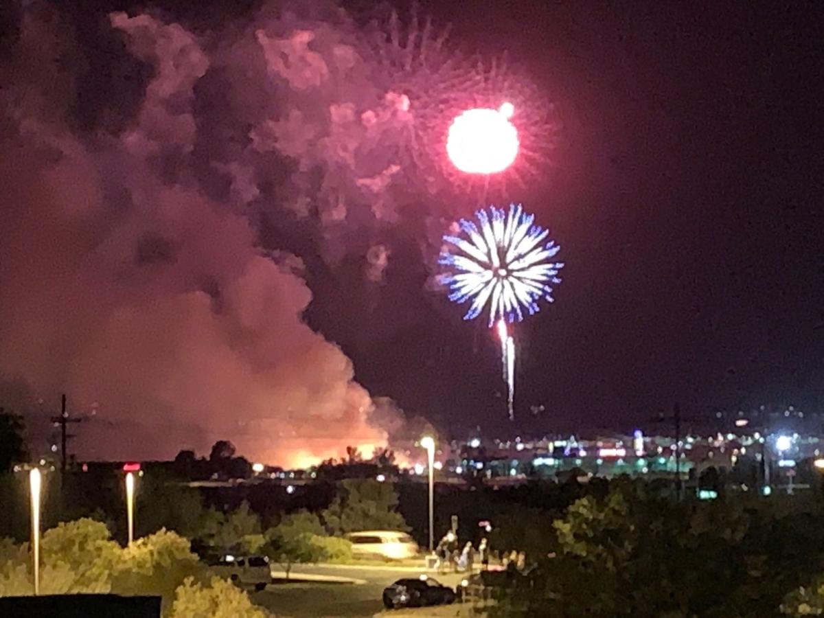 Marana fireworks fire