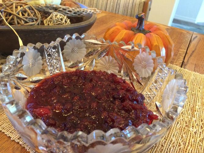 Cranberry sauce ready to serve