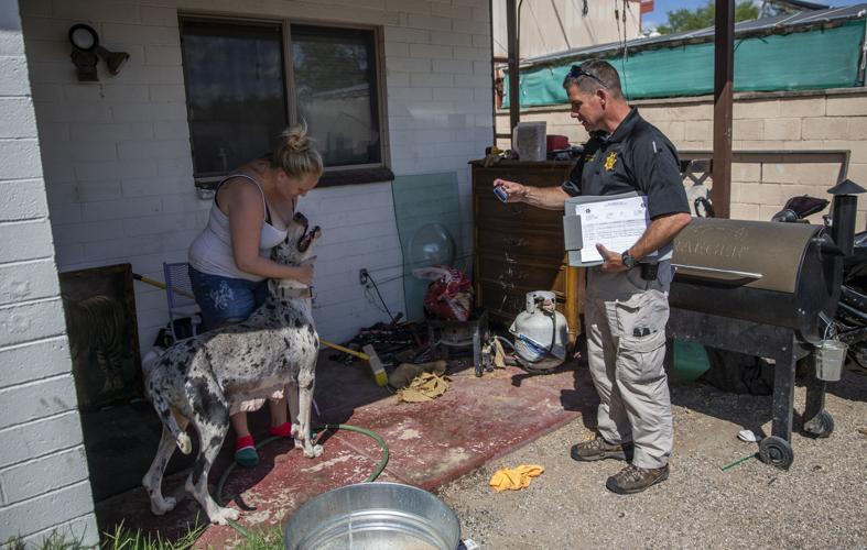 Pima Animal Control Center field officer Jim Hart