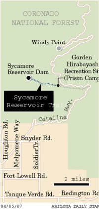 Sycamore Reservoir Trail: Reservoir trail has liquidity  