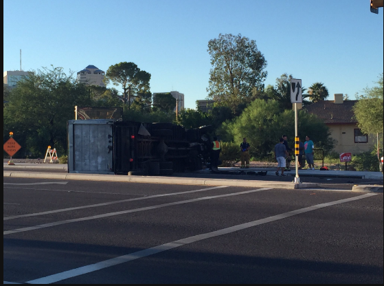 St. Mary's Road Reopens Following Semi-truck Rollover