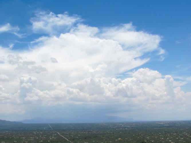 Clouds across the valley