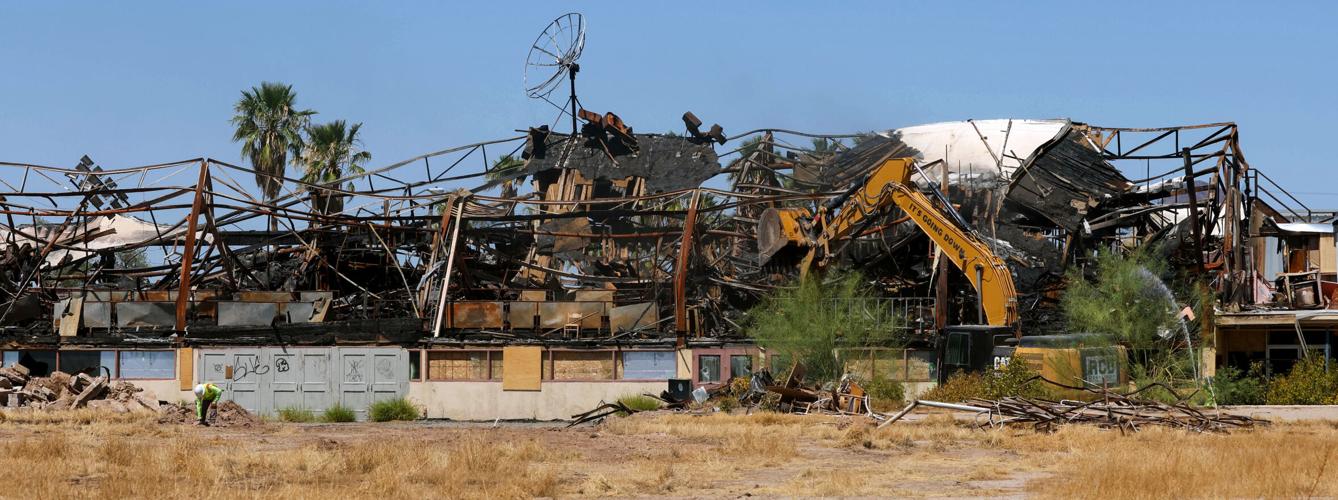 Demolition begins at former Tucson Greyhound Park
