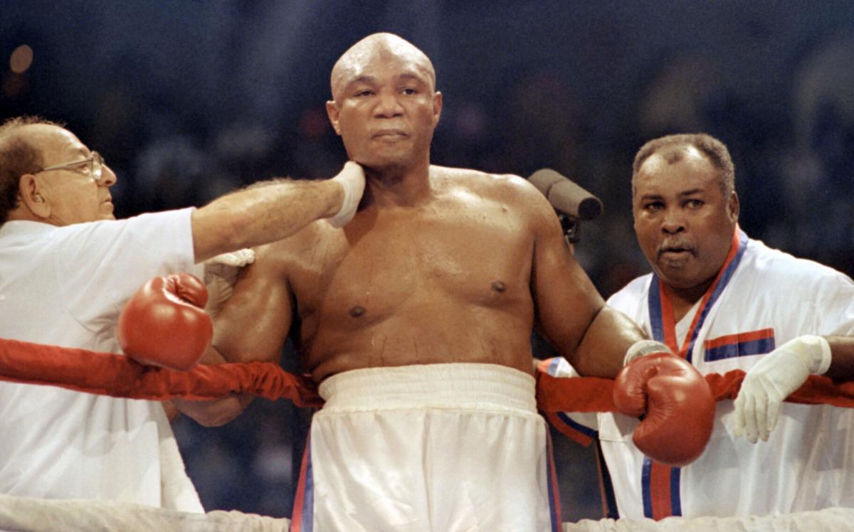 George Foreman, Angelo Dundee, Archie Moore