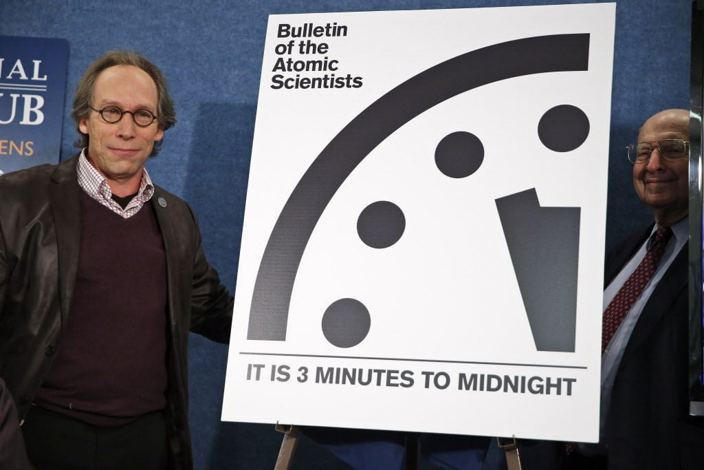 Scientists: "Doomsday Clock" reflects grave threat to world