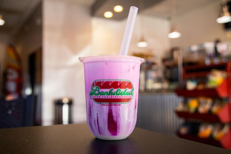 Banhdicted prickly pear milk tea