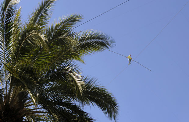 High wire walk