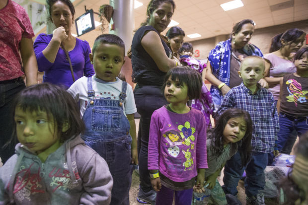 Migrants dropped at Greyhound bus stations