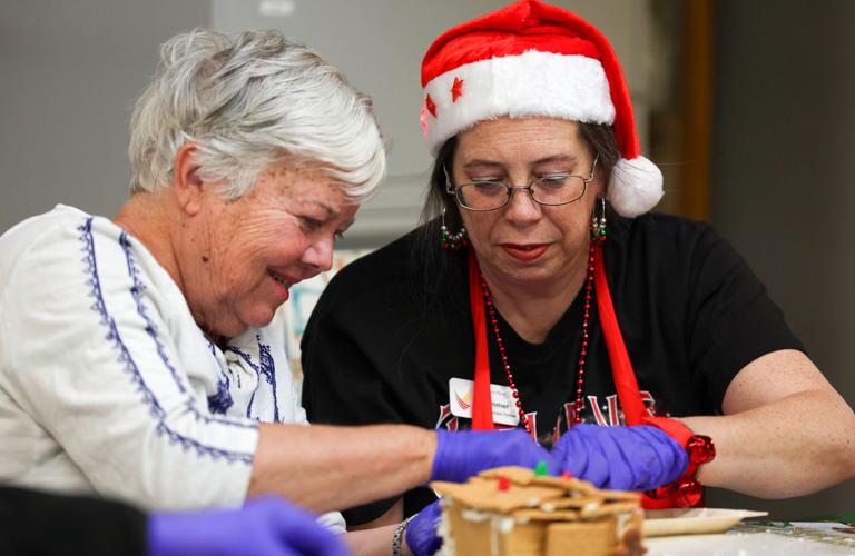 Home sweets home: Tucson seniors build gingerbread abodes
