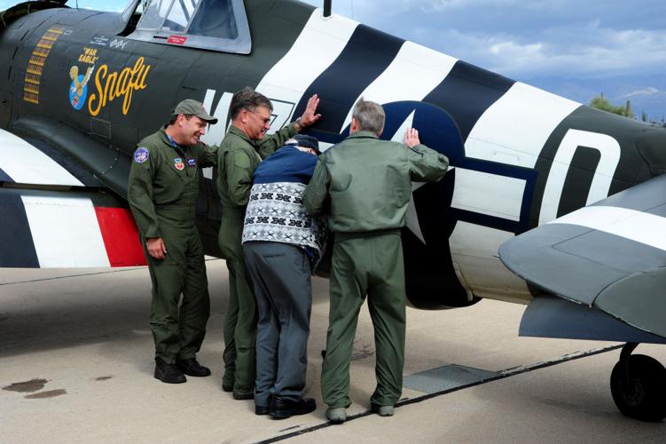 WWII pilot reunited with P-47