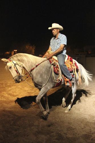 Charros, horses in tune    