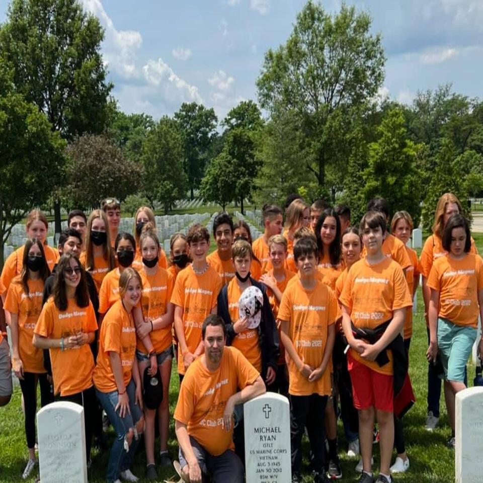 Dodge middle school students fulfill long-awaited trip to DC