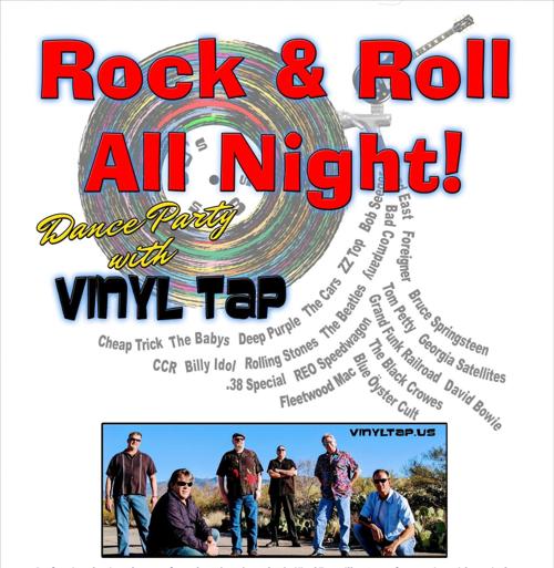 Rock and Roll All Night Dance Party- Vinyl Tap
