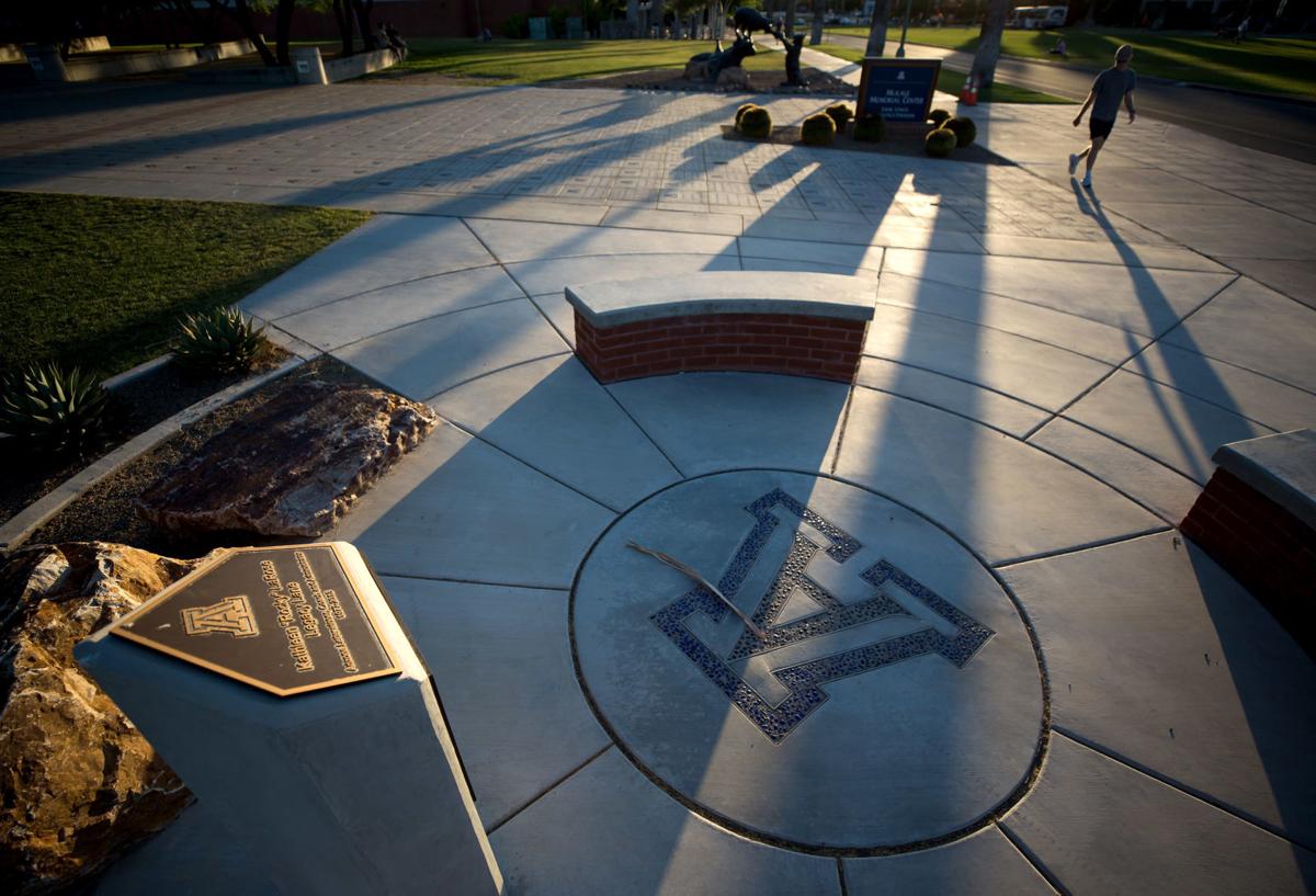 Walk Among Whimsical Abstract Art On Shady Green University Of