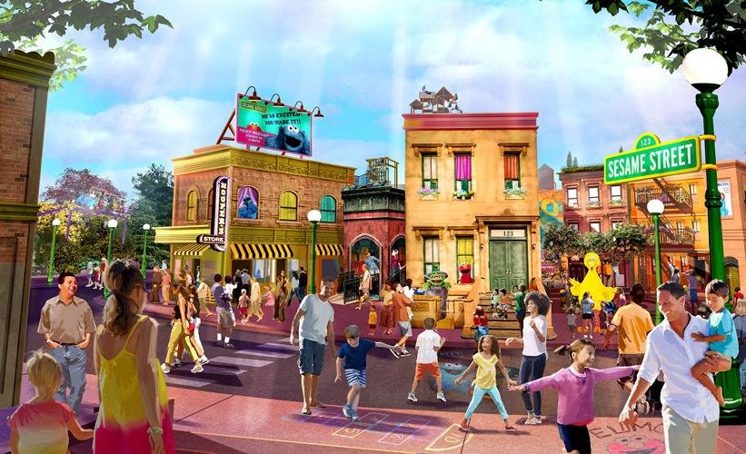 Among the sights at SeaWorld's Sesame Street will be Mr. Hooper's store.