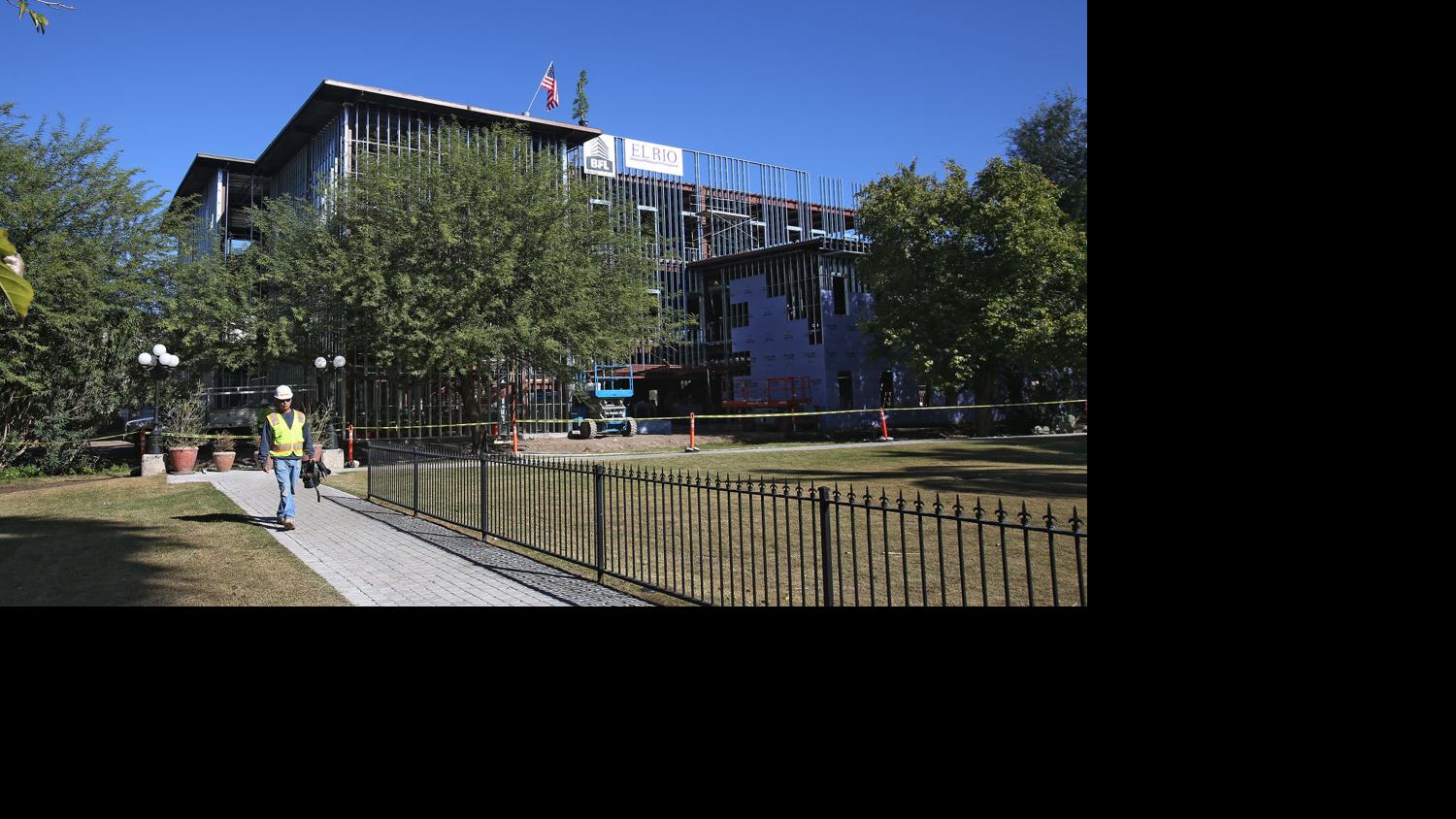 El Rio's new building rises downtown