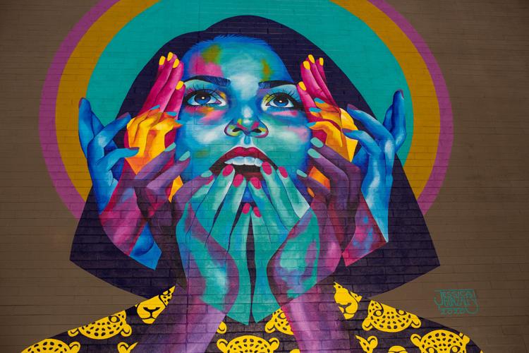 The Loft Cinema mural (LE)