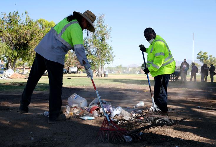 Big cleanup at Tucson's Santa Rita Park